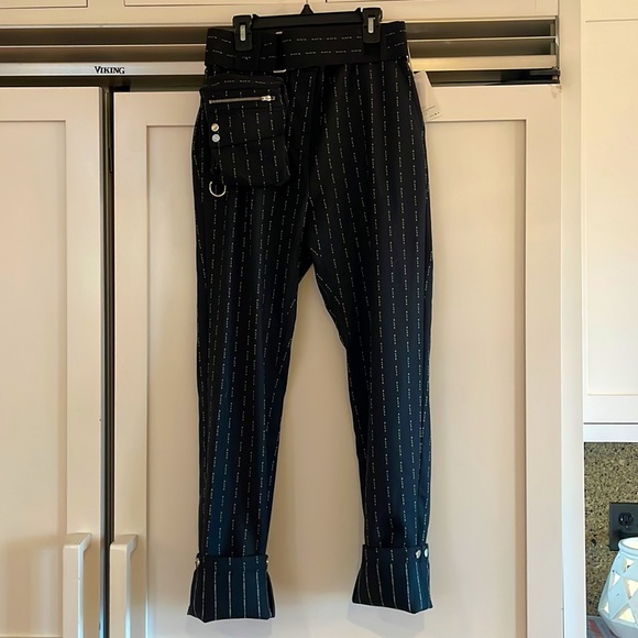 Alix ‘Eliza’ Pinstripe Wool Trousers - Picture 4 of 9